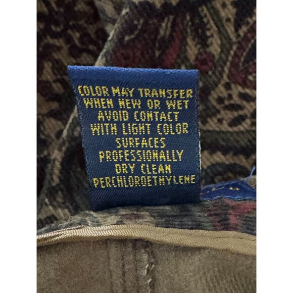 Charter Club Woman 18W Brown Floral Stretch Pencil Skirt - Picture 7 of 7